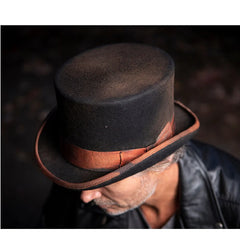 Scala Wool Felt Top Hat- Stunt