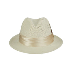 Stacy Adams Straw Fedora- Dublin