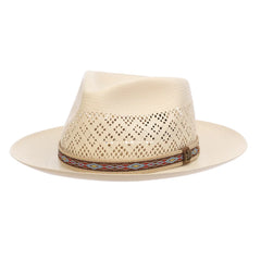 Biltmore Straw Fedora- Mondrian