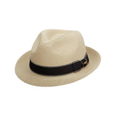 Scala Straw Fedora- Wyatt