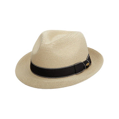 Scala Straw Fedora- Wyatt