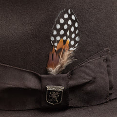 Stacy Adams Wool Felt Fedora- Cleveland