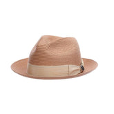 Stacy Adams Straw Fedora- Moore