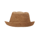 Straw Fedora in Beige