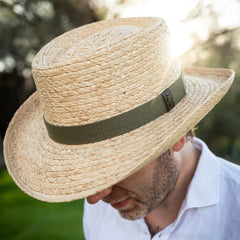 Straw Gambler Driver Hat