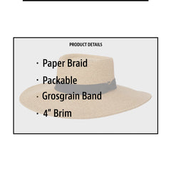 Scala Straw Boater- Diego