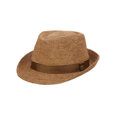 Straw Fedora in Beige