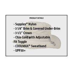 Dorfman Supplex® Boonie- Evergreen