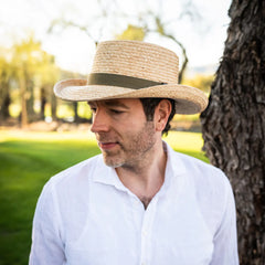 Straw Gambler Driver Hat