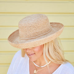 Scala Straw Round Crown- Destin