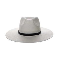 Biltmore Straw Fedora- Fine Line