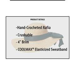 Scala Straw Big Brim- Amelia