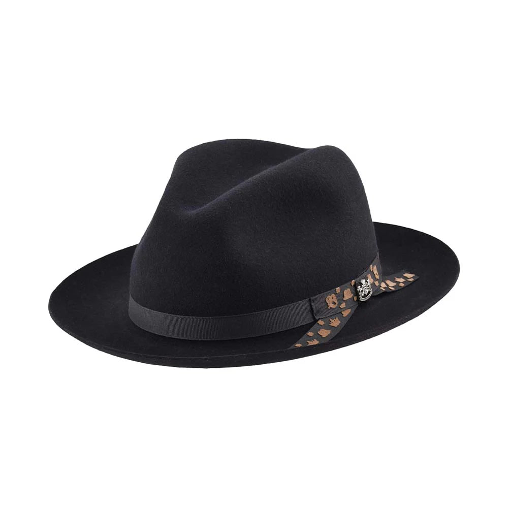 Biltmore Fur Felt Fedora- Emblem