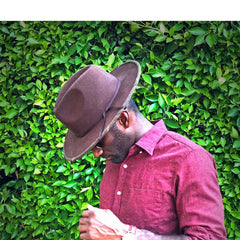 Stacy Adams Wool Felt Fedora- Finlay