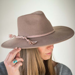 Scala Wool Felt Fedora- Camille