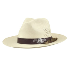 Biltmore Straw Fedora- Harnet