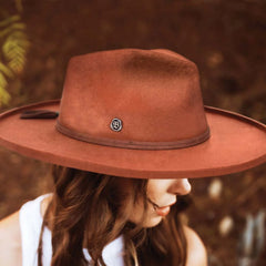 Biltmore Wool Felt Fedora- Rebel Heart