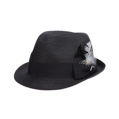 Stacy Adams Straw Fedora- Belmont