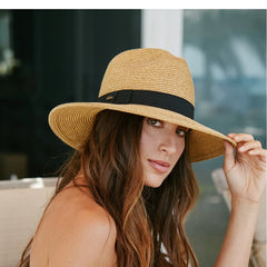 Scala Straw Fedora- Helena