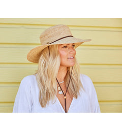 Scala Straw Round Crown- Levanzo