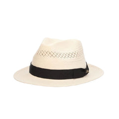 Tommy Bahama Straw Fedora- Concha