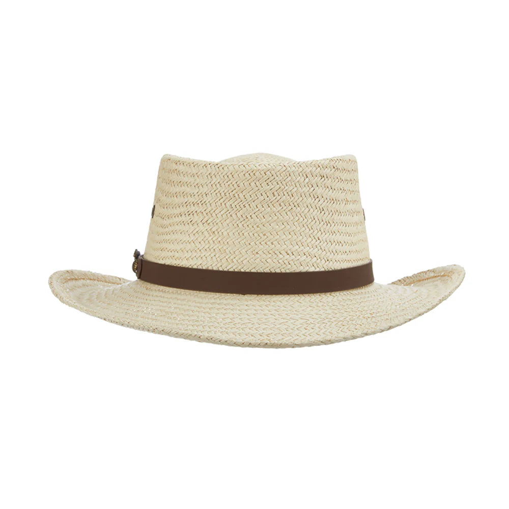 Straw Gambler Club Hat
