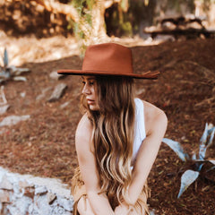 Biltmore Wool Felt Fedora- Rebel Heart