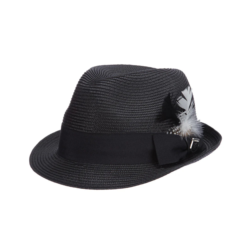 Stacy Adams Straw Fedora- Belmont
