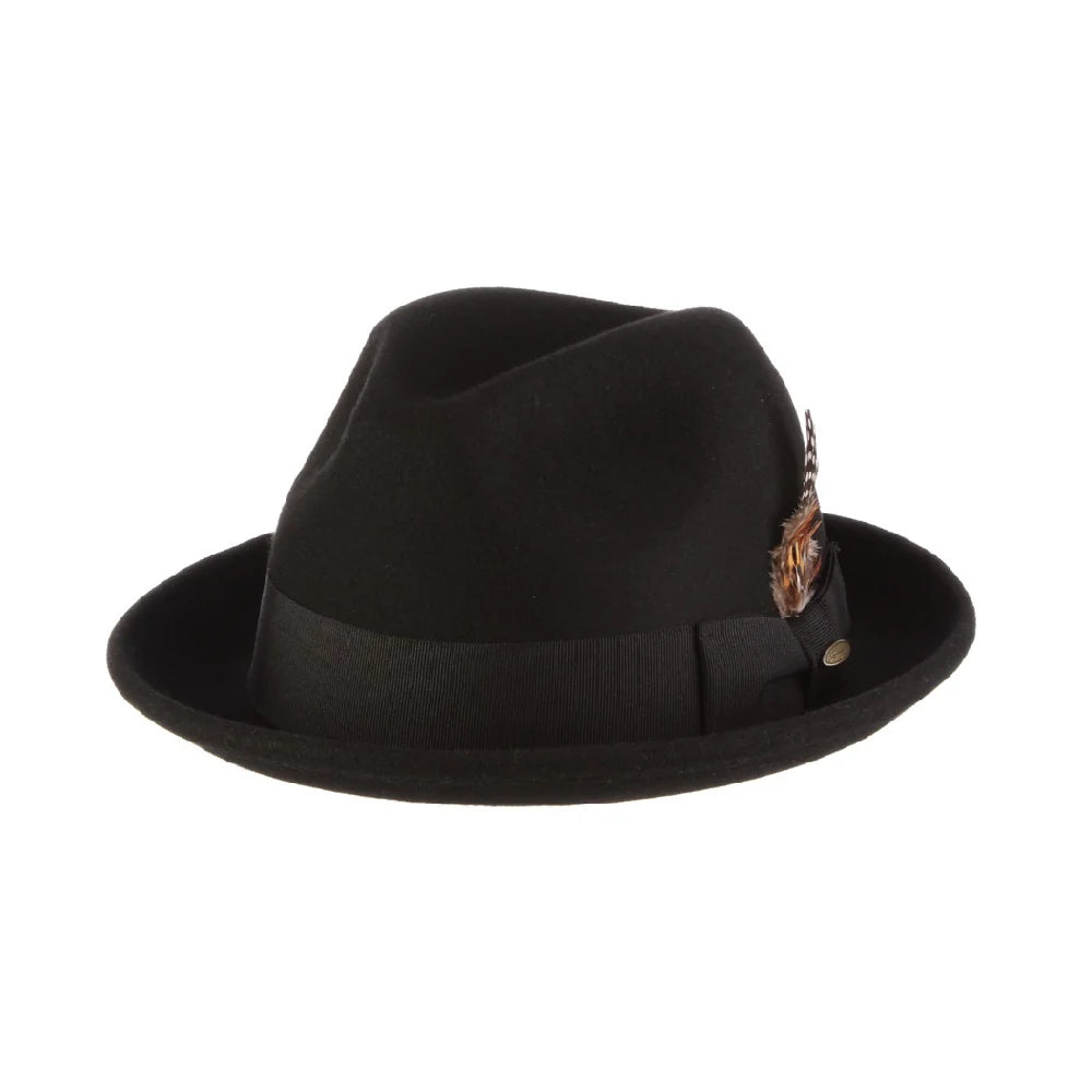 Scala Wool Felt Fedora- Coeur