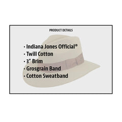 Indiana Jones Cotton Safari- Dr. Walton