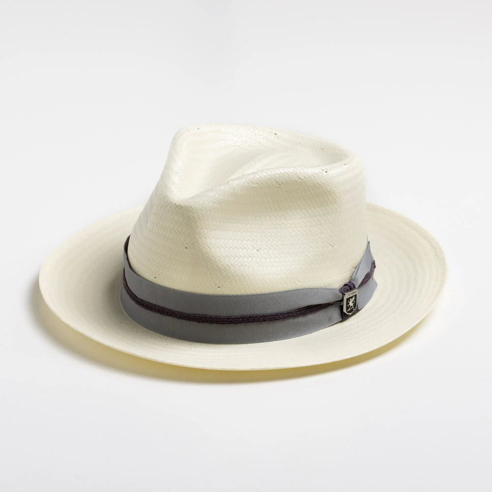 Stacy Adams Straw Fedora- Bennett